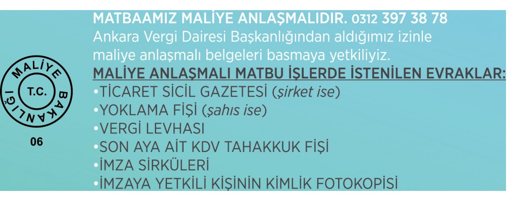 397 38 78   Matbaamz Ankara Defterdarl ile anlamaldr.